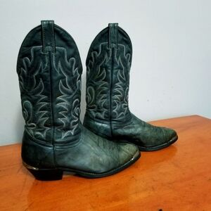 Men's Western Cowboy Boots - Black